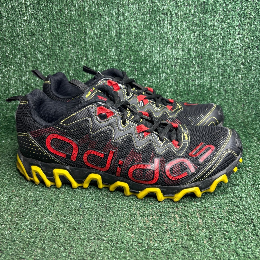Adidas Vigor TR III Trail Running Athletic Rugged Outdoor Sneaker Black Mens 10